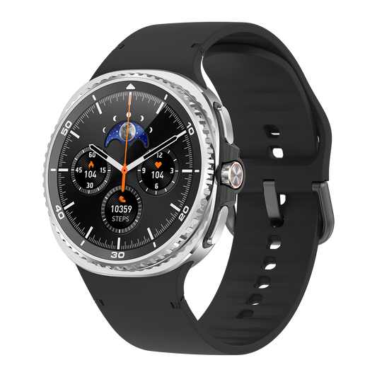 Watch8Classic-SU02 Smart Watch, Full Touch Screen Silicone Sports Wrist Watch for Men Women, Black V1300-WATCH8CLASSIC-SU02-BLACK