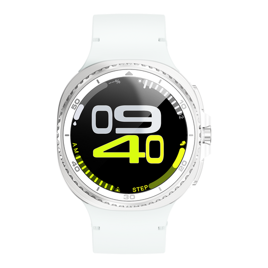 Watch8Classic-SU02 Smart Watch, Full Touch Screen Silicone Sports Wrist Watch for Men Women, Green V1300-WATCH8CLASSIC-SU02-GREEN