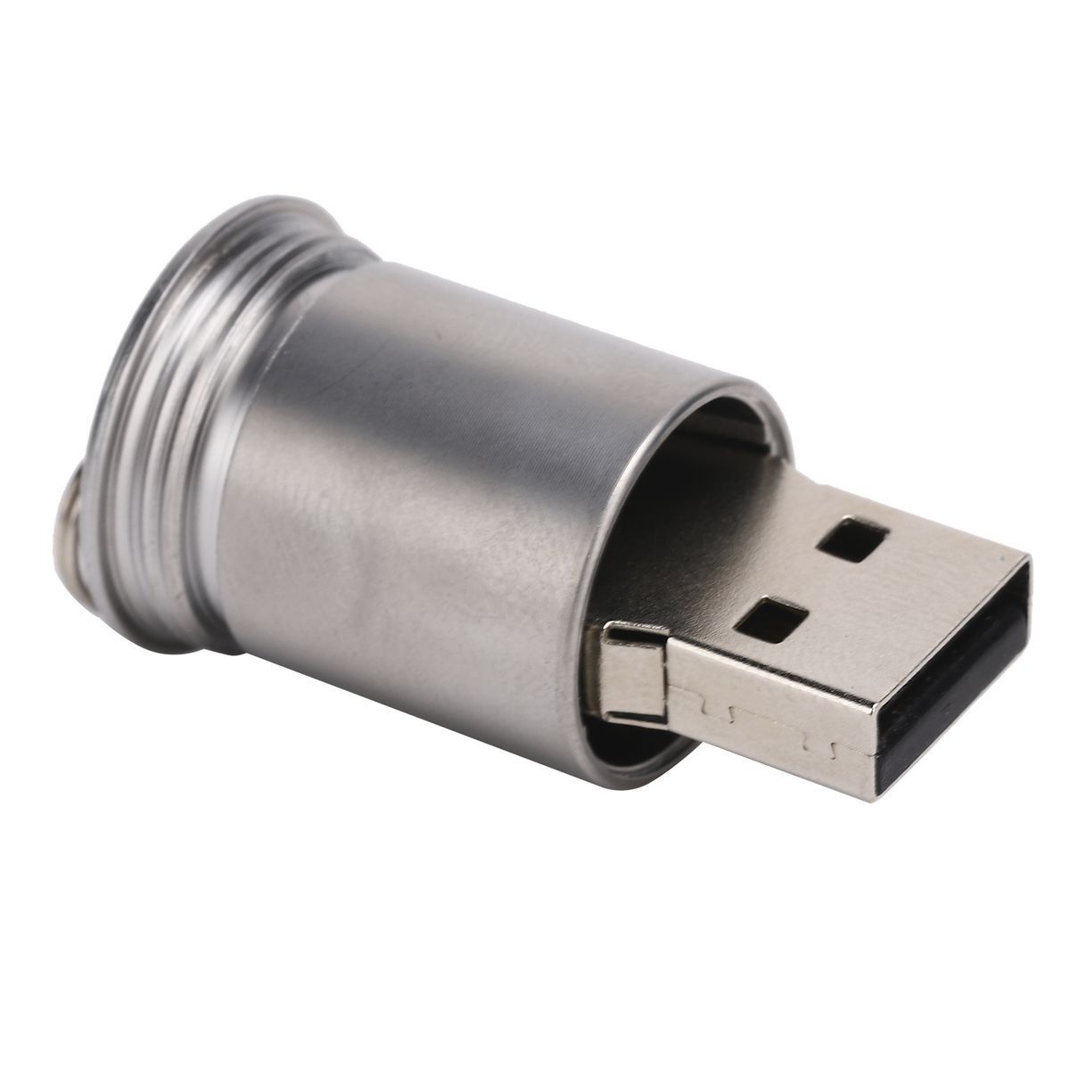Unique Can Shaped U Disk Fashionable Portable USB Flash Drive Brass Yellow V1301-98731058