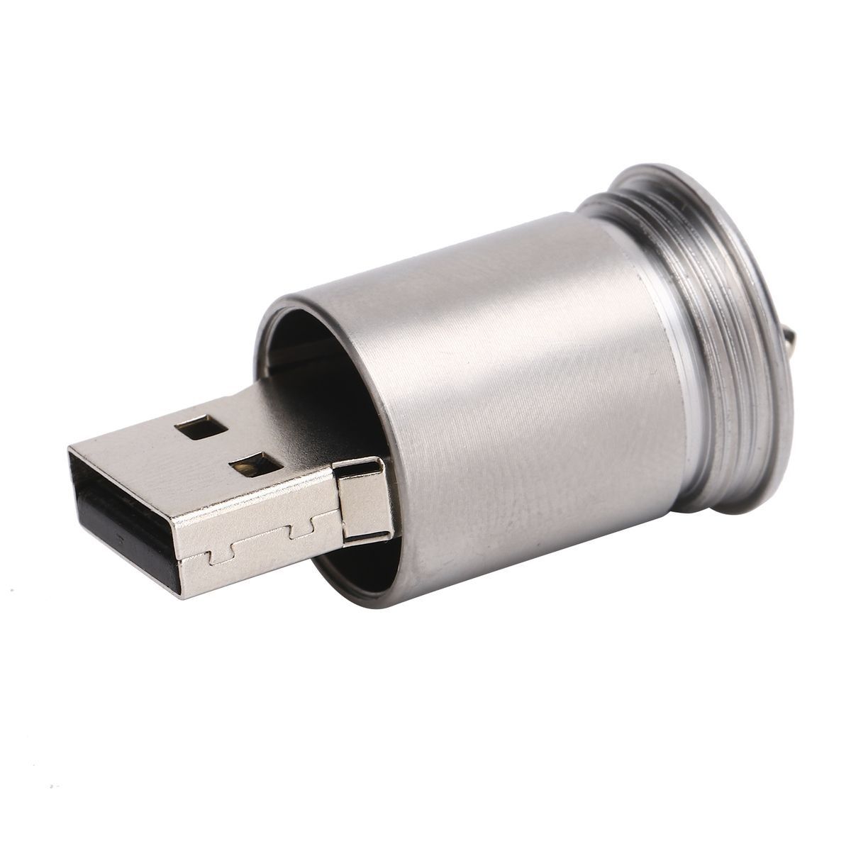 Unique Can Shaped U Disk Fashionable Portable USB Flash Drive Brass Yellow V1301-98731058