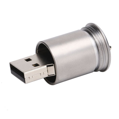 Unique Can Shaped U Disk Fashionable Portable USB Flash Drive Brass Yellow V1301-98731058