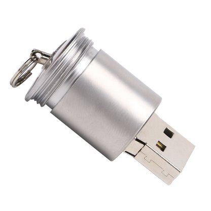 Unique Can Shaped U Disk Fashionable Portable USB Flash Drive Brass Yellow V1301-98731058