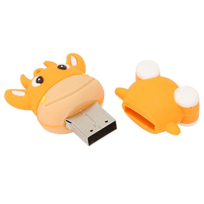 U Disk 3D Cartoon Calf Model Orange USB Storage for Windows V1301-98731063