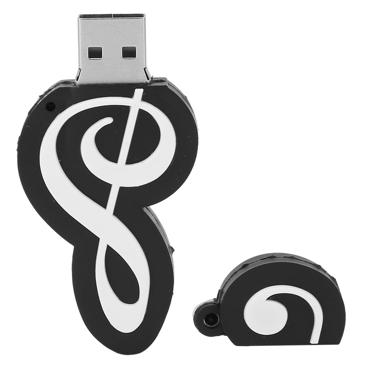 Black Note Appearance USB Flash Drive Cute Music Movie Data Transfer USB V1301-98731072