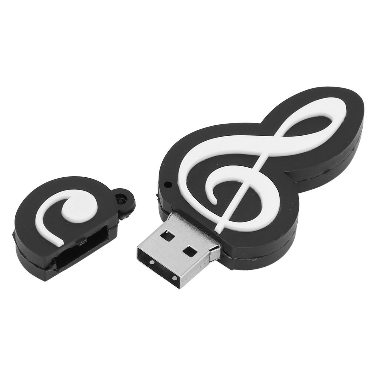 Black Note Appearance USB Flash Drive Cute Music Movie Data Transfer USB V1301-98731072