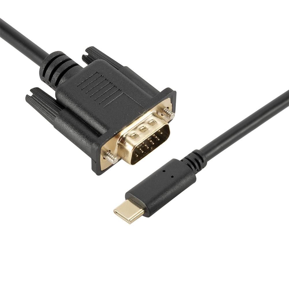 1.8M 1080P USB-C to VGA USB-C to VGA Adapter Adapter V1301-98940321
