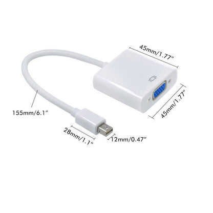 Mini DP to VGA Adapter DP to VGA Conversion Line Support Mini DP v1.2 V1301-98940322
