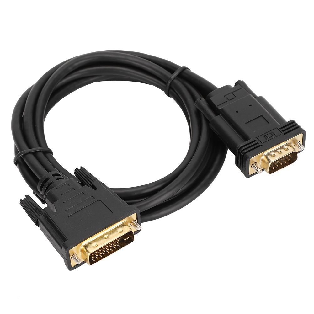 HD Video Computer Accessory Adapter Cord 1080P DVI to VGA Male 2?Meter for V1301-98940330