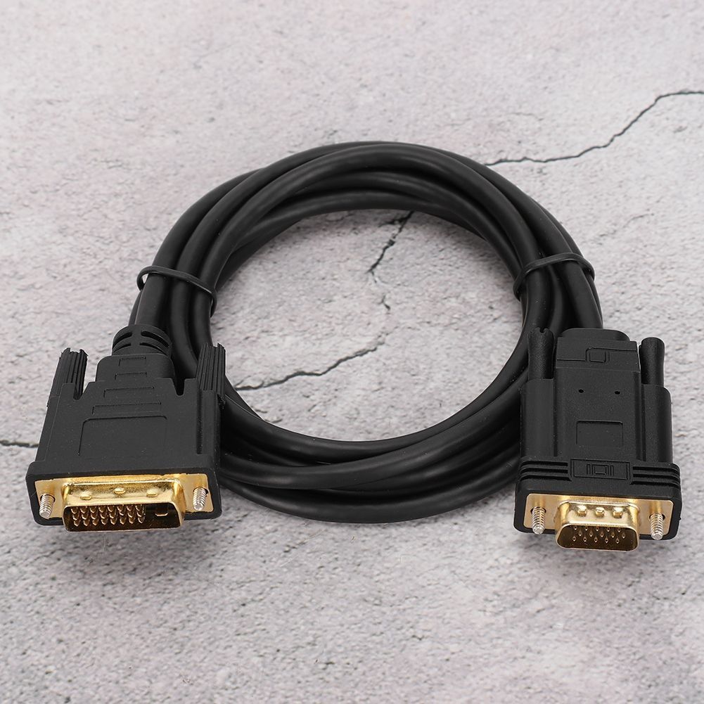 HD Video Computer Accessory Adapter Cord 1080P DVI to VGA Male 2?Meter for V1301-98940330