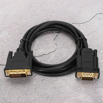 HD Video Computer Accessory Adapter Cord 1080P DVI to VGA Male 2?Meter for V1301-98940330