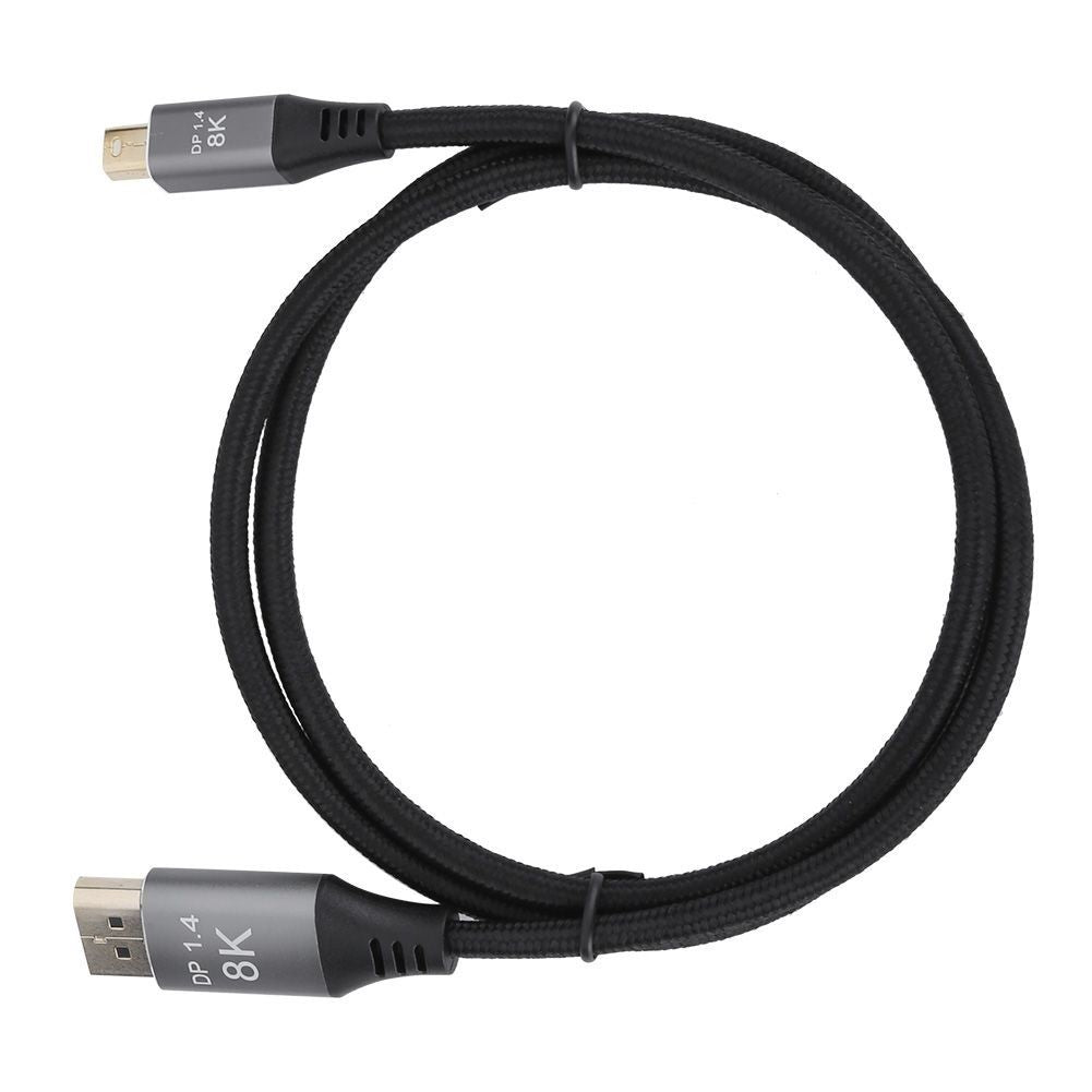 B0305‑1 Mini DP to DP Adapter 1.4 Version 8K High Definition 3.3ft Le V1301-98940332