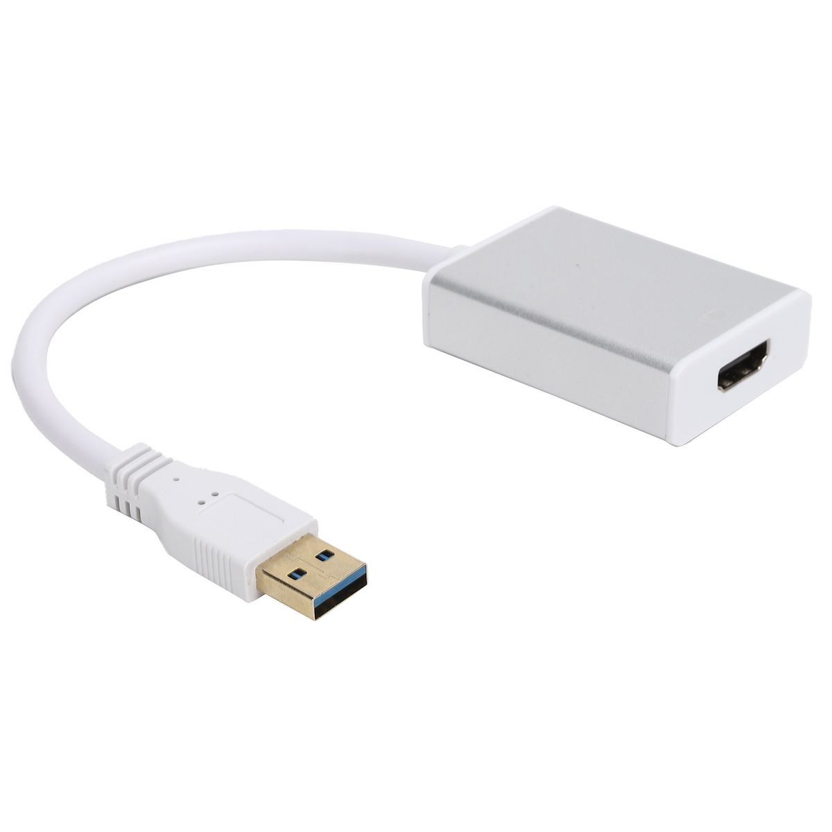 USB to HDMI Adapter with Drive Extend Display DeviceSilver Gray V1301-98940342