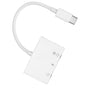 Headphone Splitter 3 in 1 USB to C Transfer Double 3.5mm AUX Audio Headset V1301-98940353