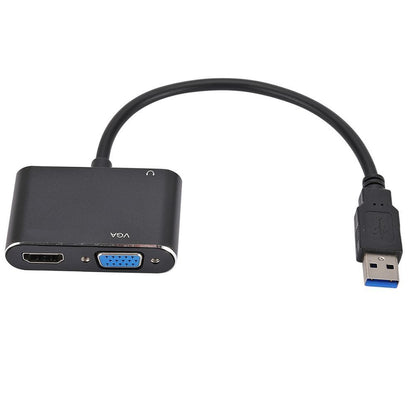 2 in 1 for USB to HDMI and VGA Adapter for 1080p USB 3.0 to HDMI VGA Adapte V1301-98946113
