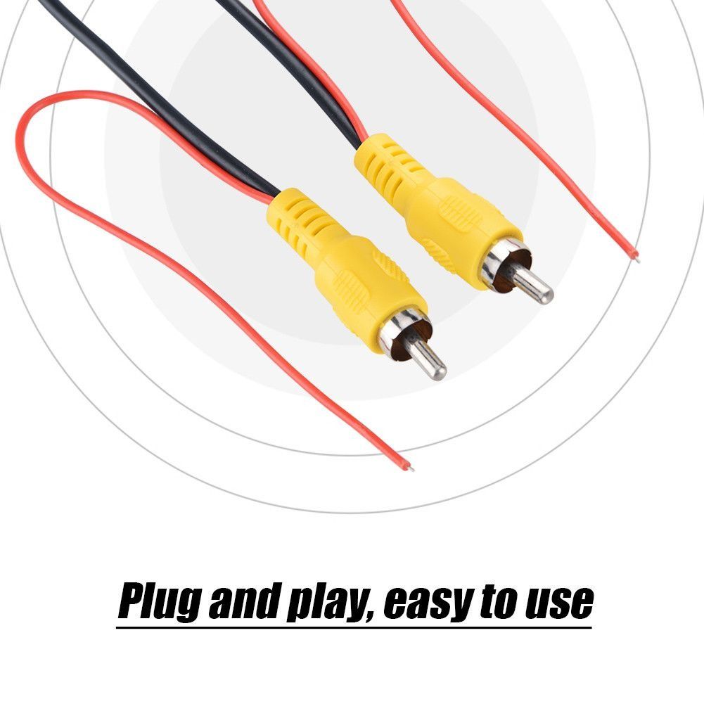 2PCS RCA M/M Nickel Plated Plug Audio Video Cord(20m) V1301-98946114