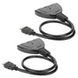 2Pcs HDMI Splitter 3 Port 4Kx2K MultiFunctional Hub Box Switcher for LCD HD V1301-98946119