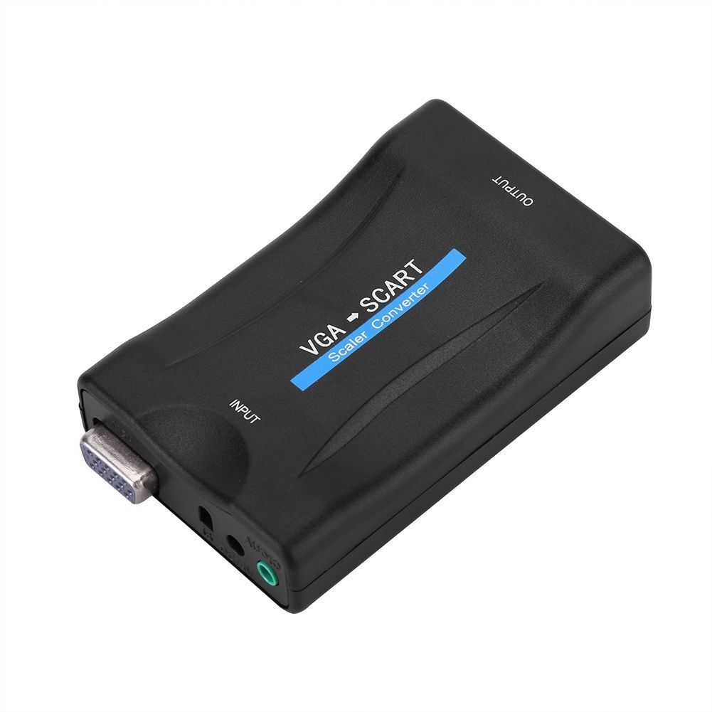 VGA to SCART Video Audio Adapter Adapter USB With Remote Control V1301-98946134