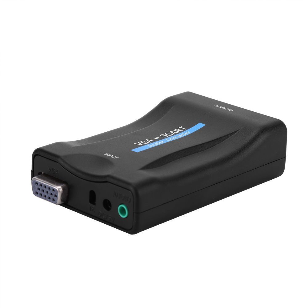 VGA to SCART Video Audio Adapter Adapter USB With Remote Control V1301-98946134