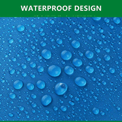 Camping Ground Sheet Waterproof Silver Coated Sunlight Resistant Quick Dry Outdoor Mat - Blue 300*300cm