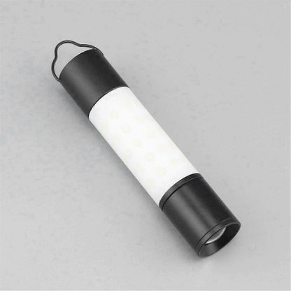 Outdoor Camping LED Telescopic Flashlight with Tripod Nuts,C