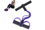 6 Tube Resistance Band Ankle Puller Foot Pedal Fitness Exercise Rope - Purple V1308-DSZKI-105-1
