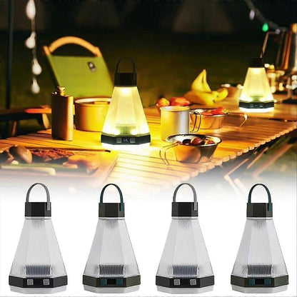 Rechargeable LED Camping Light,Outdoor Hanging Atmosphere Lamp with Adjustable Brightness,Ideal for