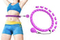 32 Section Weighted Hula Hoop with Massage Rollers - Purple V1308-DSZKI-109-1