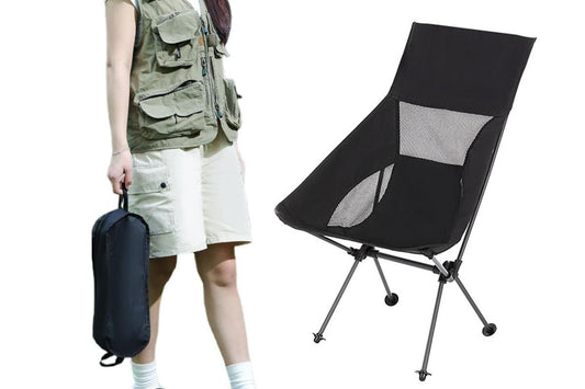 Portable Compact Camping Chair for Outdoor Camp Travel Picnic Lightweight Folding High Back Camping Chair V1308-DSZKI-12-1