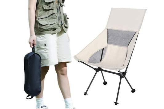 Portable Compact Camping Chair for Outdoor Camp Travel Picnic Lightweight Folding High Back Camping Chair V1308-DSZKI-12-2