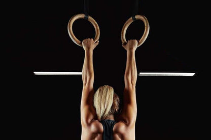 Wooden Gymnastic Rings Set Adjustable Fitness Rings for Home Workouts V1308-DSZKI-121