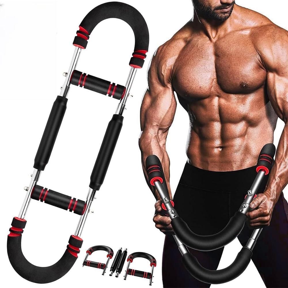 Twister Arm Trainer Adjustable Twister Arm Chest Exerciser With 3 Springs - Red V1308-DSZKI-122-1