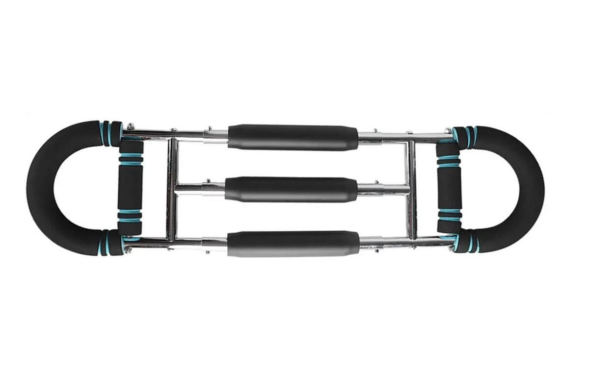 Twister Arm Trainer Adjustable Twister Arm Chest Exerciser With 3 Springs - Blue V1308-DSZKI-122-2