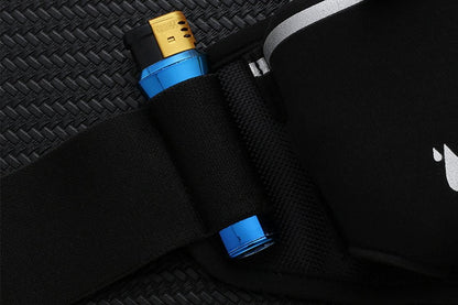 Hydration Running Belt with 2 Water Bottles and Phone Pouch for Marathon Hiking - Black V1308-DSZKI-125-3