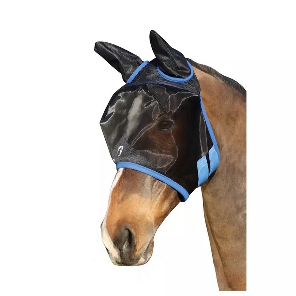 Horse Fly Mask with Ears -Blue V1308-DSZKI-126-2