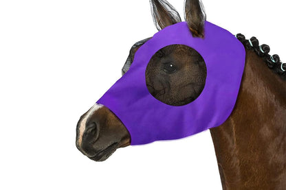 Horse Fly Mask with Ears -Purple V1308-DSZKI-126-4