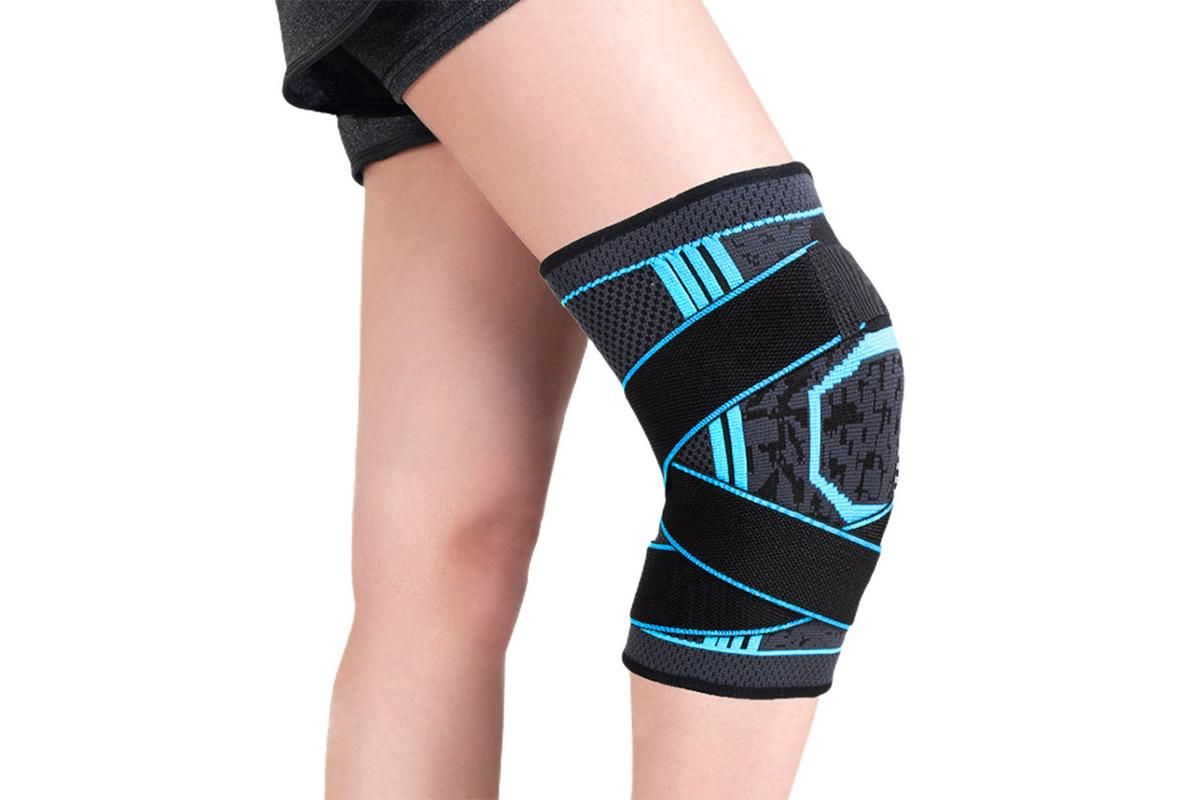 Gym Knee Pads Sport Knee Sleeve Knee Support Brace(M) V1308-DSZKI-127-2