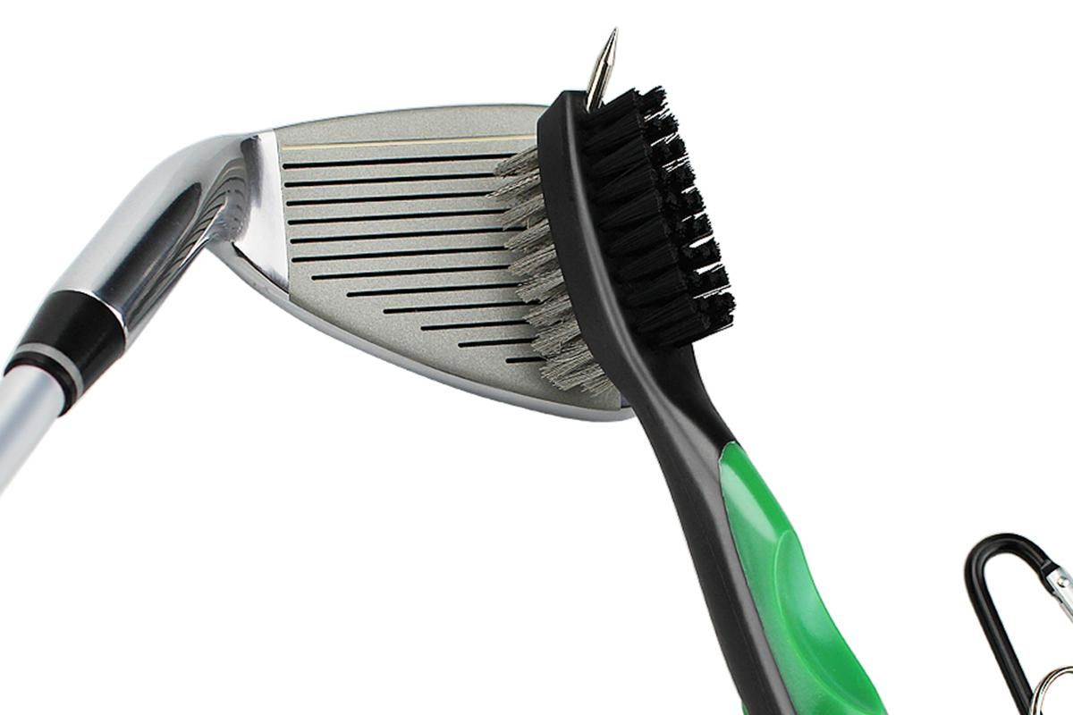 Golf Club Cleaning Brush Reel Groove Cleaner Tool -Green V1308-DSZKI-130-2