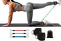6Pcs Ankle Resistance Bands Ankle Bands for Working Out with Cuffs Resistance Bands -Mixed Color V1308-DSZKI-131-1