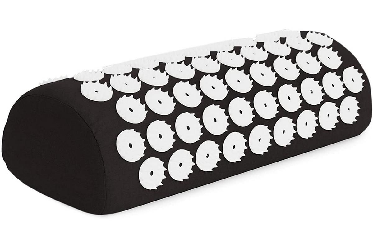 Body Massager Acupressure Cushion Mat(Black) V1308-DSZKI-132-1