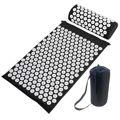 Body Massager Acupressure Cushion Mat(Blue) V1308-DSZKI-132-2