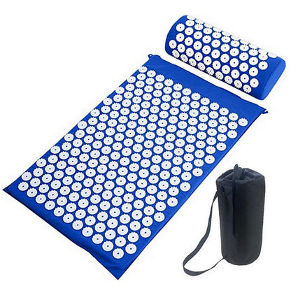 Body Massager Acupressure Cushion Mat(Grey) V1308-DSZKI-132-3