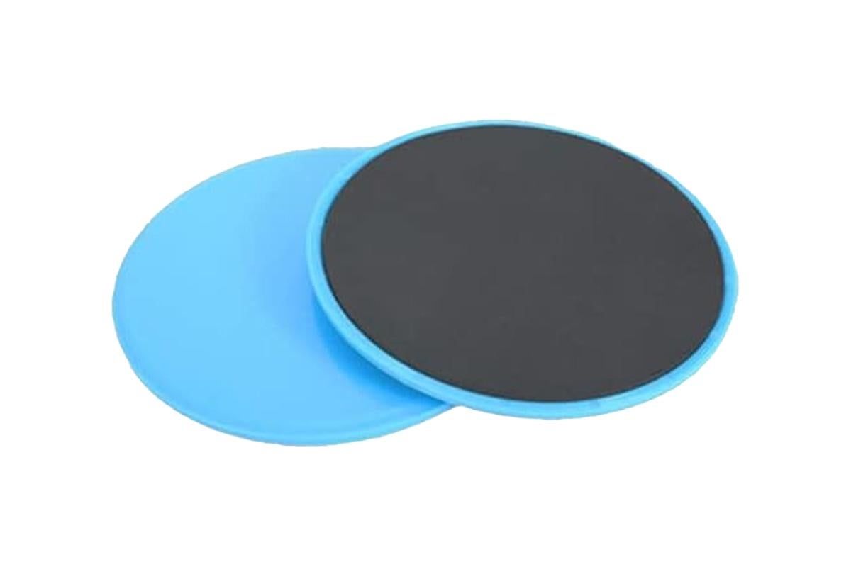 2PCS Gym Training Fitness Exercise Glider Slide Discs Core Slider Workout -Blue V1308-DSZKI-133-1