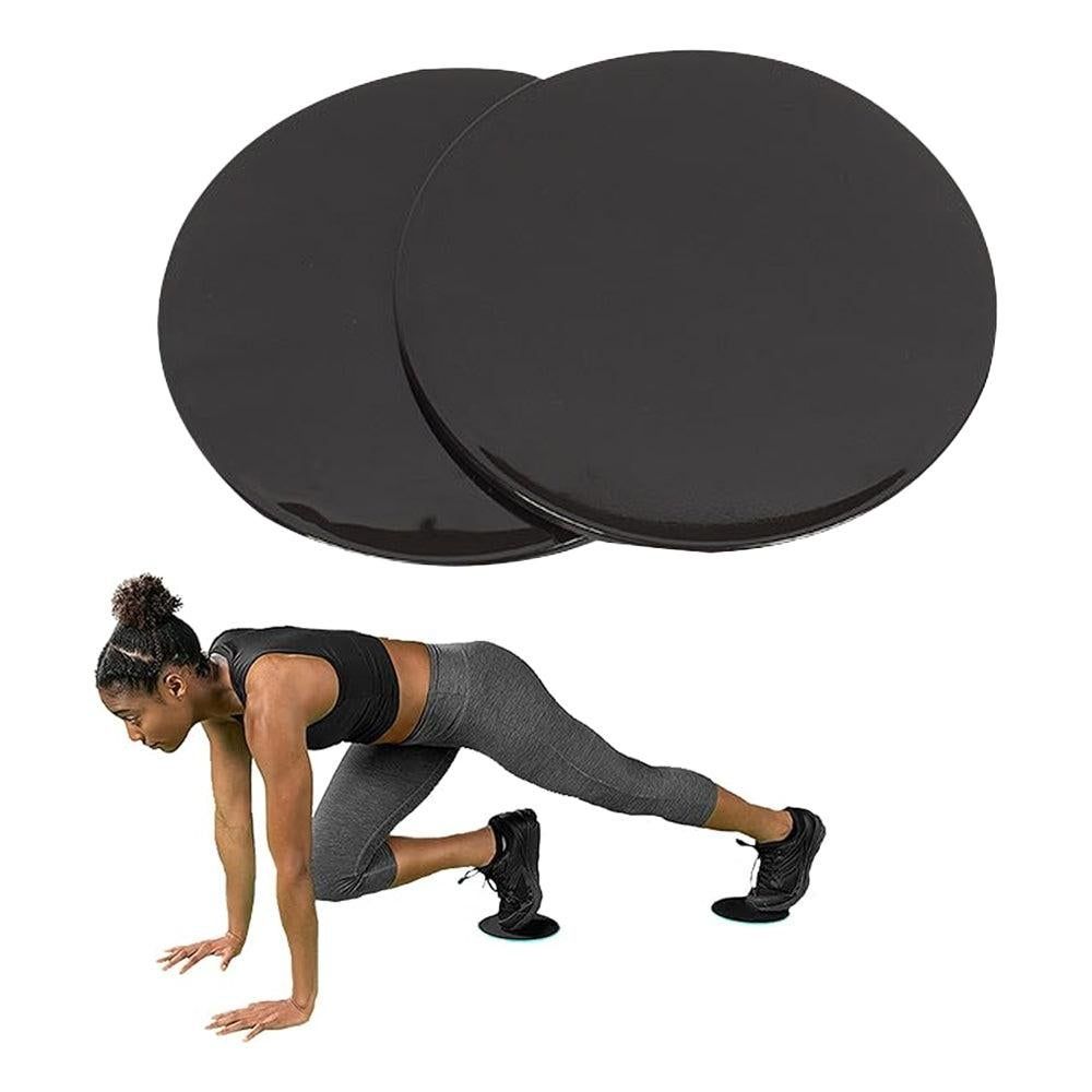 2PCS Gym Training Fitness Exercise Glider Slide Discs Core Slider Workout -Blue V1308-DSZKI-133-1