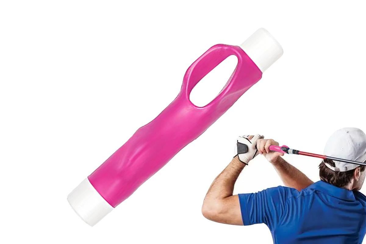 Golf Club Grip Trainer Attachment for Improved Hand Positioning -Pink V1308-DSZKI-135-4