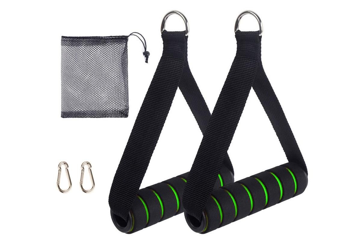 Yoga Strength Trainer Pull Down Home Gym Exercise Handles Replacement Fitness Equipment for Pilates -Green V1308-DSZKI-137-2