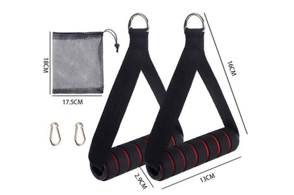 Yoga Strength Trainer Pull Down Home Gym Exercise Handles Replacement Fitness Equipment for Pilates -Red V1308-DSZKI-137-3