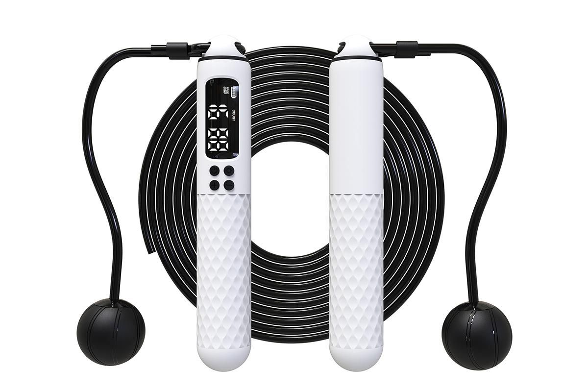 Smart Digital Jump Rope for Accurately Counts Jumps Sets Goals and Monitors Progress -Purple V1308-DSZKI-139-1