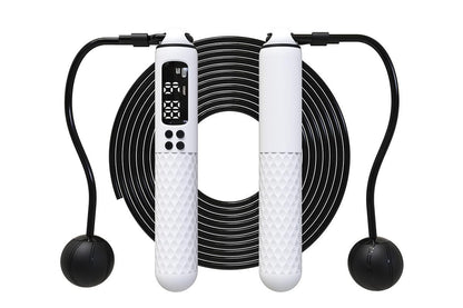 Smart Digital Jump Rope for Accurately Counts Jumps Sets Goals and Monitors Progress -Black V1308-DSZKI-139-2