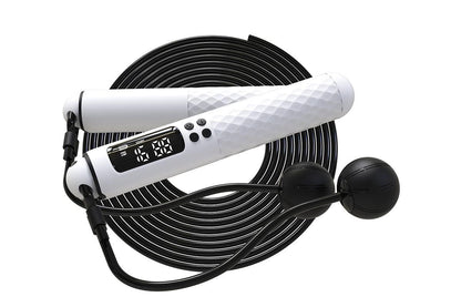 Smart Digital Jump Rope for Accurately Counts Jumps Sets Goals and Monitors Progress -White V1308-DSZKI-139-3