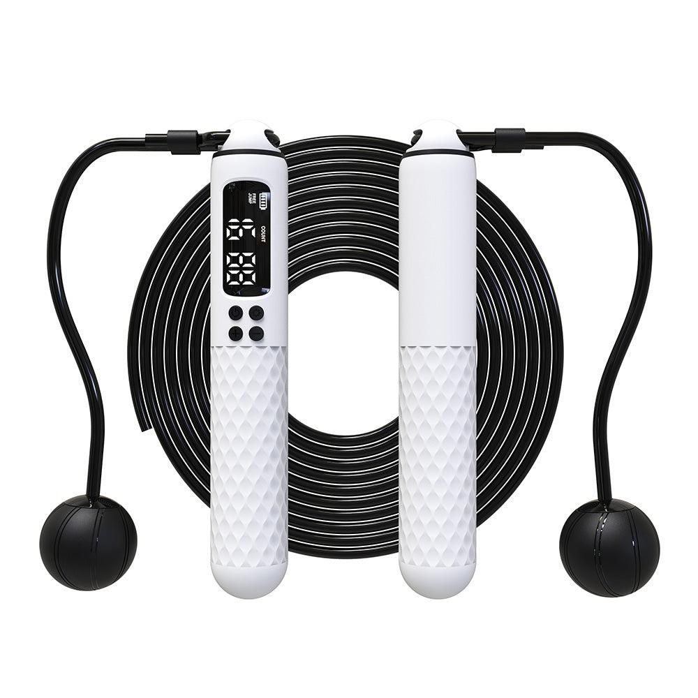 Smart Digital Jump Rope for Accurately Counts Jumps Sets Goals and Monitors Progress -White V1308-DSZKI-139-3